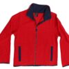 At The Buzzer Polar Fleece Boys Jacket 6-7 Red / Navy