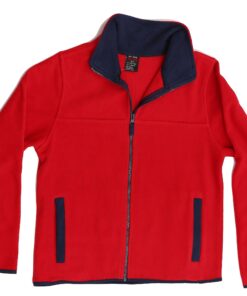At The Buzzer Polar Fleece Boys Jacket 6-7 Red / Navy