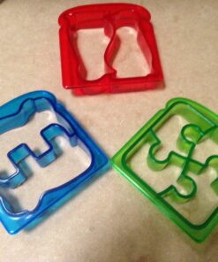 Munchkin Silly Sandwich Cutter Set, 3 count 17 81BONWdEH3L