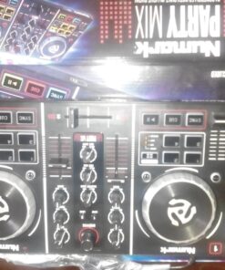 Numark Party Mix - Complete DJ Controller Set for Serato DJ with 2 Decks, Party Lights, Headphone Output, Performance Pads and Crossfader/Mixer 40 81BPuh8yN3L