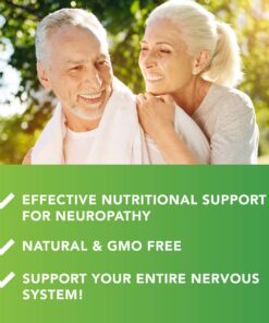 Nerve Support Formula for The Nutritional Support of Neuropathy. Nerve Relief for Aches & Discomfort*. 120 Capsules 10 81BQunSK7fL