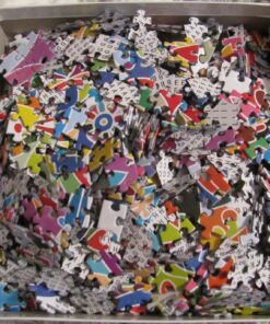 Bgraamiens Puzzle-Blooming Color-1000 Pieces Gradient Puzzle Color Challenge Blue Board Round Jigsaw Puzzles 41 81BRSCvIlvL