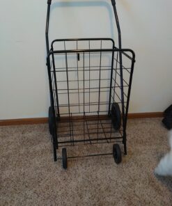 Whitmor Deluxe Utility Cart, Extra Large, Black 60 81BSZzhkVRL