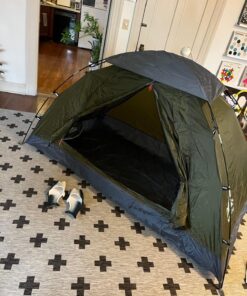 Night Cat Upgraded Backpacking Tents 1 2 Persons Easy Clip Setup Camping Tent Adults Scouts Heavy Rainproof Compact Lightweight Army Green 1 Person(7x3.8x3.8ft) 94 81BUdc nNCL