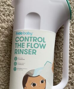 Frida Baby Control The Flow Polypropylene ABS Rinser|Bath Time Rinse Cup with Easy Grip Handle and Removable Rain Shower 37 81BUtzryhwL