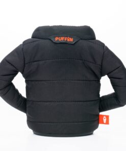 Puffin - The Puffy Jacket - Insulated 12 oz Can Cooler I Beer Bottle & Soda Can Insulator, Keep Drinks and Beverages Cold - Black 7 81BWiCVnAL