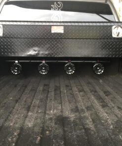 BOSS Audio Systems MRWT40 ATV UTV Marine Weatherproof Waketower System - 4 Inch Stereo Speakers, Full Range, 2 Way, Tweeters, IPX5 Rated, Sold in Pairs, Wake Tower For Boat 4 inch Speakers Black 400W 50 81BXXxuhw2L