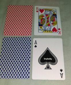 Brybelly 12 Decks of Playing Cards|Poker Wide Size (6 Red/6 Blue)|Plastic Coated Cards for Poker, Blackjack| Regular Index one 28 81BYYitZpZL