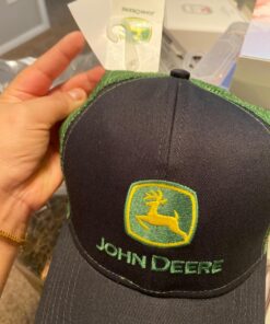 John Deere Farm State Pride Contrast Mesh Back Core Baseball Cap One Size Black/Green 36 81BZOMGiZXL