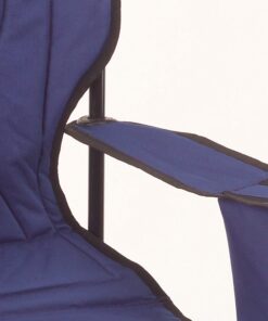 Coleman Portable Camping Chair with 4-Can Cooler, Fully Cushioned Seat and Back with Side Pocket and Cup Holder, Carry Bag Included, Collapsible Chair for Camping, Tailgates, Beach, and Sports Blue 34 81BaBGAMFHL