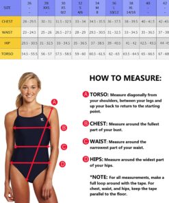 TYR Women's Tyreco Solid Diamondback Swimsuit Navy 36 10 81BaHNJyTlL 1