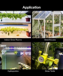 VIVOSUN Hydroponics CO2 Regulator Emitter System with Solenoid Valve Flowmeter for Grow Room Grow Tent Garden House Aquarium 32 81Bc4SHiauL