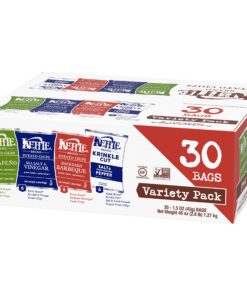 Kettle Brand Potato Chips, Variety Pack, 30 Ct Snack Bags, 1.5 Oz Each Variety Pack 1 1.5 Ounce (Pack of 30) 42 81Bc5NHdHDL