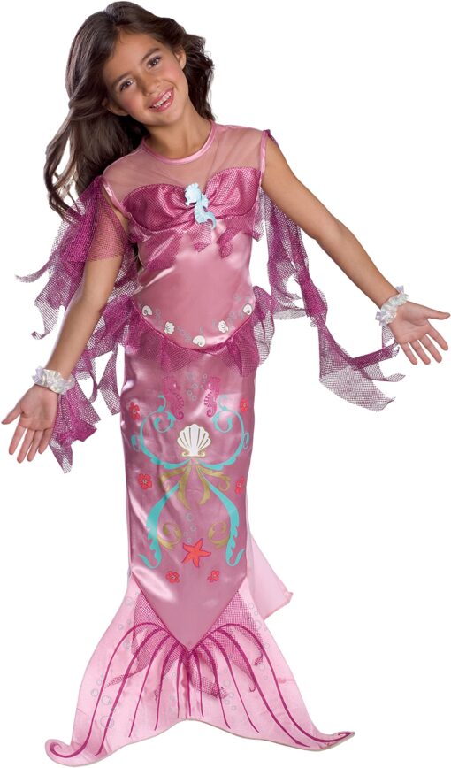 Child's Pink Mermaid Costume Small