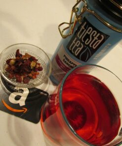 Tiesta Tea - Blueberry Wild Child Blueberry Hibiscus Herbal Tea Loose Leaf Tea Up to 50 Cups Make Hot or Iced Non-Caffeinated 5.5 Ounce Refillable Tin Tin - 50 Cups 38 81BgaPmubnL