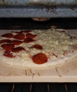 CucinaPro Pizza Stone for Oven, Grill, BBQ- Extra Thick 5/8" Cordierite Rectangular Baking Stone for Better Cooking- 16" x 14" Pan- Holds High Temperature Perfectly For Crispy Crust- Kitchen Must Have 16" x 14" 34 81BigfkdgPL