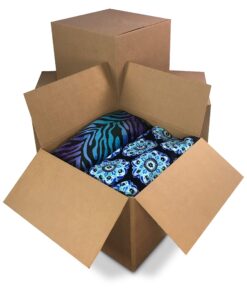 Amazon Basics Cardboard Moving Boxes, 12 Pack, Large, Brown, 20" x 20" x 15" 12-Pack 24 81BlF7JjhS