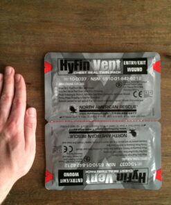 North American Rescue Hyfin Vent Chest Seal, Original Version 2 Count (Pack of 1) 39 81Bm9n RqmL