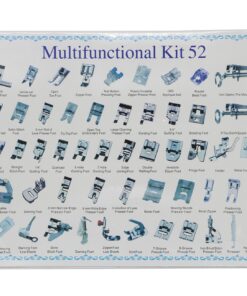 Professional Domestic 52 PCS Sewing Machine Sewing Foot Presser Foot Presser Feet Set for Brother, Singer, Babylock, Janome, Elna, Toyota, New Home, Simplicity and Kenmore Low Shank Sewing Machines 12 81BmJ9P567L