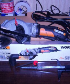Worx WX429L 4 Amp WORXSAW 4.5" Electric Compact Circular Saw 38 81BmpxJUZXL