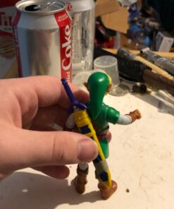 World of Nintendo The Legend of Zelda: Ocarina of Time Link Action Figure 4 Inches 9 81Bn0BQo 0L