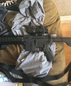 CVLIFE 4x32 Tactical Rifle Scope Red & Green &Blue Illuminated Reticle Scope with Fiber Optic Sight 52 81BnjPb7V2L