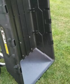 Gorilla Carts Heavy Duty Poly Yard Dump Cart Garden Wagon, Utility Wagon with Easy to Assemble Steel Frame, 1500 Pound Capacity, and 15 Inch Tires 26 81Booe7dKL