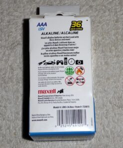 Maxell 723815 AAA Performance Long Lasting Alkaline Batteries - 36 Pack, Computer AAA - 36 Pack 25 81BotK5Br5L