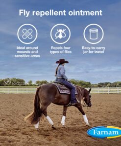 Farnam SWAT CLEAR Horse Fly Control for Horses, Ponies and Dogs, 7 ounce jar 25 81BqSCk5QQL
