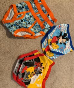 Disney Boys' Mickey Mouse 100% Combed Cotton Briefs Available in Sizes 2/3t, 4t, 4, 6 and 8 7-pack 14 81BrFYyYAyL
