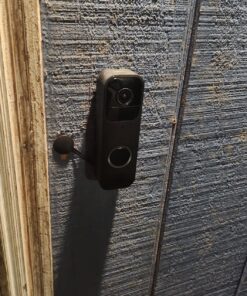 Blink Video Doorbell | Two-way audio, HD video, motion and chime app alerts and Alexa enabled — wired or wire-free (Black) Black Video Doorbell Standalone 30 81BrsASCpUL