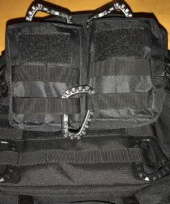 YDA Molle Pouch 2 Pack Tactical EDC Pouch Organizer for Tactical Backpack (Black+US Flag Patche) 27 81BrwZjFM4L