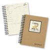 Write it Down series by Journals Unlimited, Guided Journal, Camping, The Camper's Journal, Full-size 7.5"x 9", Kraft Hard Cover, Made in USA Kraft Brown