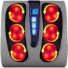Best Choice Products Shiatsu Foot Massager, Electric Therapeutic Massage Platform w/ 6 Rollers, Heat Function, Deep Kneading, 18 Massage Nodes - Gray 38 81BvPSIVCdL