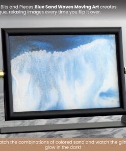 Sand in Motion - Blue Sandscape - Desktop Art-Sand Picture - Soothing Motion of Drifting Sands - Endless Fun for Every Desktop 13 81BwAWdXBhL