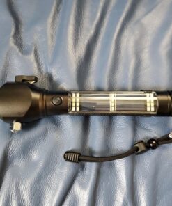 Delxo Patriot Flashlight, Handheld Solar Powered Tactical Flashlights Cell Phone Charger, USB Rechargeable Waterproof Car LED Flash Light with 2400mAh Battery, Multi Function for Emergency 1 PC 27 81BwDe67g1L