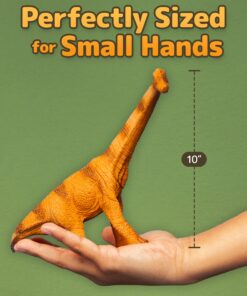 PREXTEX 10'' Dinosaur Figures - 12 Plastic Dinosaur Toys for Boys & Girls - Assorted Dinosaurs Include T-Rex & More - Dinosaur Toys for Kids 3-5+ 10 Pack - 8-10 Inch Assorted 22 81BwE8W65sL