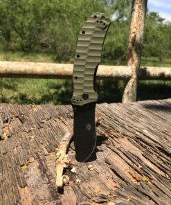 Off-Grid Knives - Rapid Fire Ranger, Camping & Hunting Knife, Cryo D2 Blade Steel with Olive Drab G10 Scales, Deep Clip, Left or Right Carry, Survival, Hiking, Fishing, Boating, Bushcraft OD Green 33 81BwiHsbgwL