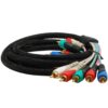 Mediabridge Component Video Cables with Audio (6 Feet) - Gold Plated RCA to RCA - Supports 1080i 6 Feet 48 81Bx0M0Z2bL