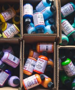 Angelus Leather Paint 4oz Starter Kit Set of Acrylic Paints For Sneakers, Shoes, Art, Crafts, Jackets, Shirts- Flexible, Made in USA 31 81BxhbyJgL