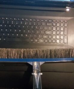 Aquatix Pro Pool Brush, 18" Heavy Duty Aluminium Back, Curved Ends for Corners, Scrub Brush w/Stainless Steel Bristles & EZ Clip, Swimming Pool Brushes for Cleaning Pool Walls, Tiles, Floors & Steps 1 24 81BzhHatsEL