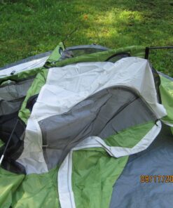 Coleman Sundome Camping Tent, 2/3/4/6 Person Dome Tent with Snag-Free Poles for Easy Setup in Under 10 Mins, Included Rainfly Blocks Wind & Rain, Tent for Camping, Festivals, Backyard, Sleepovers Palm Green 3 Person 33 81C BYuddL