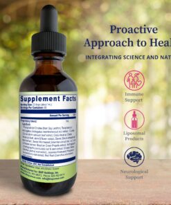 BioPure Cocktail Liposomal Herbal Blend – Potent Formulation of Immune Supportive Tinctures with Phosphatidylcholine to Support Microbial Balance, Effective Lymphatic Circulation & More – 2 fl. oz. 7 81C hO1 VL