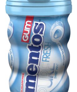 Mentos Pure Fresh Sugar-Free Chewing Gum with Xylitol, Sweet Mint, 50 Piece Bottle (Pack of 6) 6 Pack 9 81C01CKLd5L