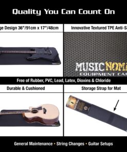 MusicNomad Premium Guitar Work Mat Pad for Repair, String Changing, Setup, Workstation, Bench, 17” x 36” (MN208) 15 81C0FfOqIUL