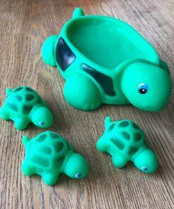 Playmaker Toys Rubber Turtle Family Bathtub Toy Pals Also A Great Pet Dog Chew Toy 24 81C0MziYTpL