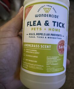 Wondercide - Flea, Tick & Mosquito Spray for Dogs, Cats, and Home - Control, Prevention, Treatment - with Natural Essential Oils - Pet and Family Safe - Lemongrass 16 oz 24 81C1O8ioW L