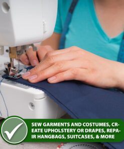 Mandala Crafts Tex 70 Bonded Nylon Thread for Sewing - 1500 YDs T70 Heavy Duty Tan Nylon Thread Size 69 210 D Upholstery Thread for Leather Jeans Weaving 11 81C1g41m2PL