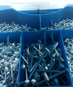 Kreg SK03 Pocket-Hole Screw Kit in 5 Sizes - Pocket Screw Kit for Kreg Joinery - Sturdy Wood Screws - Pocket-Hole Screws Perfect for Beginners - Set Screws Assortment Kit Original Version 25 81C2EtpIwdL