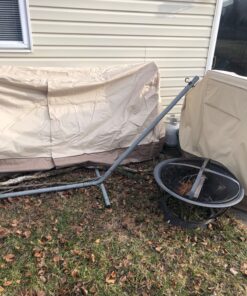 Classic Accessories Veranda Water-Resistant 8 Foot Log Rack Cover, Patio Furniture Covers 96"L x 24"W x 42"H 55 81C2qrHH4qL